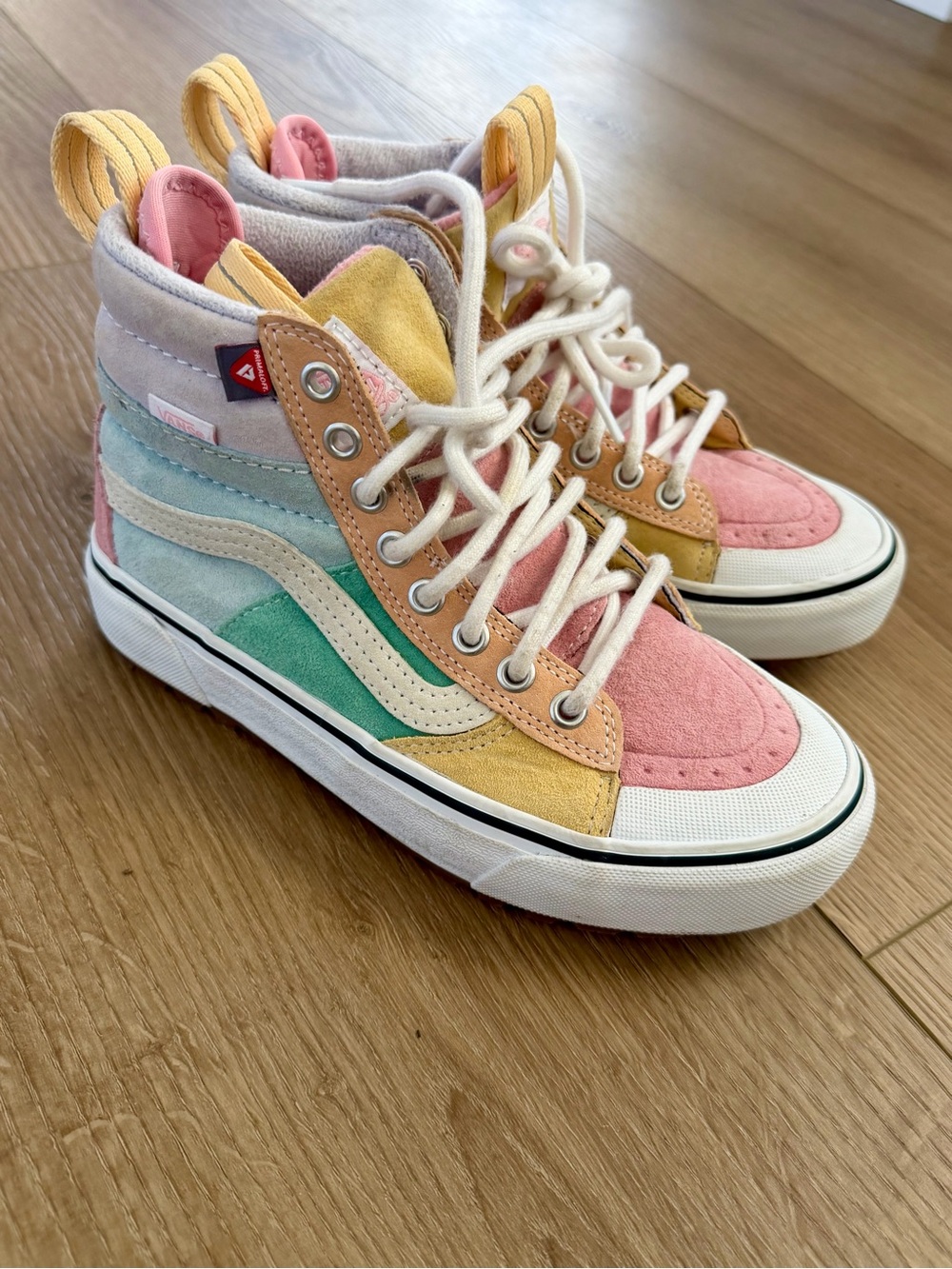 Vans Sk8-Hi MTE-2 Pastel Colorblock Suede High Top Sneakers Women’s 5.5 /Men’s 4